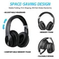 thumbnail image 2 of SYGTA Noise Cancelling Headphones, over Ear Wireless Bluetooth Headphones with Mic, Black, 2 of 8