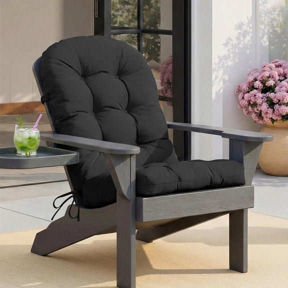 FHLFN717 Chair Cushion 44x19x4 Inch, High Back Rocking Chair Cushion Non Slip Thick, Waterproof Patio Chair Cushions for Outdoor Indoor, Porch, Deck