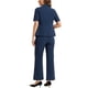 thumbnail image 3 of Conjunto de traje de oficina para mujeres INSPIRE CHIC, blazer de manga corta de un botón y pantalones de traje M azul oscuro, 3 of 5