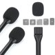 thumbnail image 1 of Empuñadura de micrófono de entrevista YOUSHARES para Rode Wireless GO II/GO/ME/Pro y DJI Mic 1/2, 1 of 8