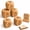 5pcs, variant on Wooden Reading Decision Dice, 6-Sided Wood Dice Prompt Meditation Reading Time Choice, Cool Desk Gadgets Book Lovers Gift