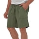 thumbnail image 3 of pstuiky Pantalones cortos de entrenamiento para hombre, Pantalones cortos de entrenamiento casuales y cómodos para hombre con bolsillos con cordón elástico Pantalones cortos de golf, 3 of 8