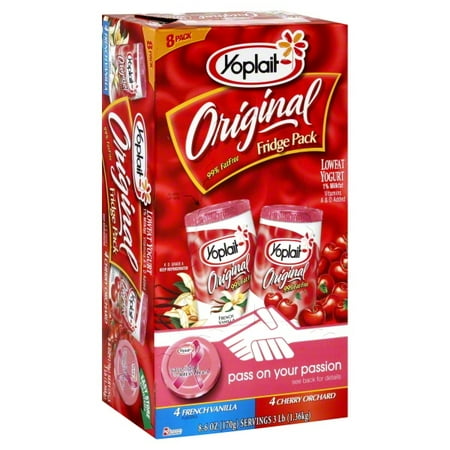 General Mills Yoplait Original Lowfat Yogurt, 8 ea
