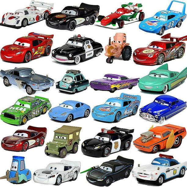 Pixar Cars 2 Lightning Mcqueen Alloy Metal Toy Car