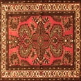 thumbnail image 1 of Ahgly Company Indoor Square Persian Orange Traditional Area Rugs, 5' Square, 1 of 1