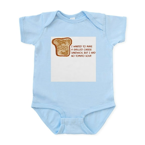 CafePress - Grilledcheesel Body Suit - Baby Light Bodysuit, Size Newborn - 24 Months