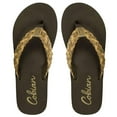 thumbnail image 4 of COBIAN Adult Female Braided Bounce Flip Flop Sandals, Color: Natural, Size: 7, 4 of 6