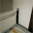 thumbnail image 6 of JERFIT White Modern Horizontal Murphy Bed with Bookshelf, Twin Size Wall Bed, Space Saving Foldable Bed for Bedroom, Guest Room, 6 of 10