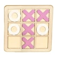 thumbnail image 3 of Geoplano de madera 2 en 1 y juego de tres en raya. Juego de mesa geométrico para toda la familia. Rosa Blanco, 3 of 9