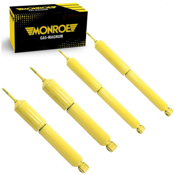 4 pc Front Rear Shock Absorbers compatible with Ford E-350 Super Duty 1999-2021