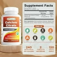 thumbnail image 2 of Best Naturals Calcium Citrate with Vitamin D-3 240 Tablets, 2 of 11