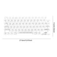 thumbnail image 2 of Teclado arte uñas Película elevada la cubierta silicona del Tugación elevado para largas Pro 13 2020-2023 Air 13/15 14/16 2021-2024, 2 of 9