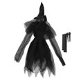 thumbnail image 1 of Light Up Witches Voice Control Glowing Waterproof Battery Powered Black Single Pack with Rod Theme Parties Props, 1 of 4