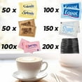 Sugar Packets for Coffee 650Pack Individual Sugar and Sweetener