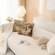 thumbnail image 5 of Uuiauoio Linen Pillow Cover with Imitation Embroidery Print, Sofa Cushion Decor in Pattern for Living Room Bedroom, Decorative Throw Pillow Case with Zipper Closure, 5 of 7