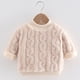 thumbnail image 3 of Sudadera para niñas de 0 a 5 años, otoño e invierno, gruesa, cálida, de forro polar, jersey de felpa a la moda, ropa para niñas pequeñas, 3 of 5