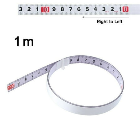 

Miter Saw Track Tape Measure Adhesive Steel Backing Metric Ruler 1M/2M