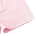 thumbnail image 6 of ZJXFGS Jean Shorts Womens, Modern City Cuffed Short with Pockets, 3 Inch Inseam Butt Lifting Stretch Twill/Denim Shorts, Cotton Shorts for Woman Pink 31, 6 of 6