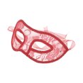 thumbnail image 1 of Unique Bargains 1 Pc Lace Half Face Party Mask for Masquerade Party Red, 1 of 5