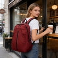 thumbnail image 4 of Large Capacity Nylon Travel Backpack with Handle, Durable Multi-Compartment Commuting Bag, Comfortable Shoulder Straps Daypack for School Work Travel Daily Use, 4 of 6
