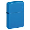 thumbnail image 1 of Zippo 48628ZL Classic Sky Blue Matte Zippo Logo Pocket Lighter, 1 of 3