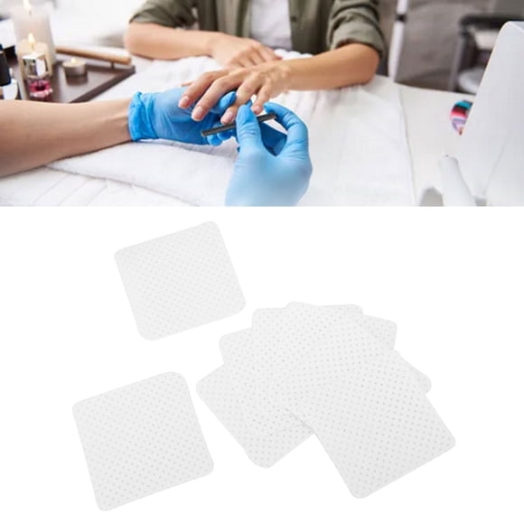 500PCS Algodón De Limpieza De Botellas De Pegamento Para Uñas, Almohadillas De Limpieza De Pegamento Para Pestañas, Almohadillas Removedoras De Adhesivo Para Uñas Y Pestañas