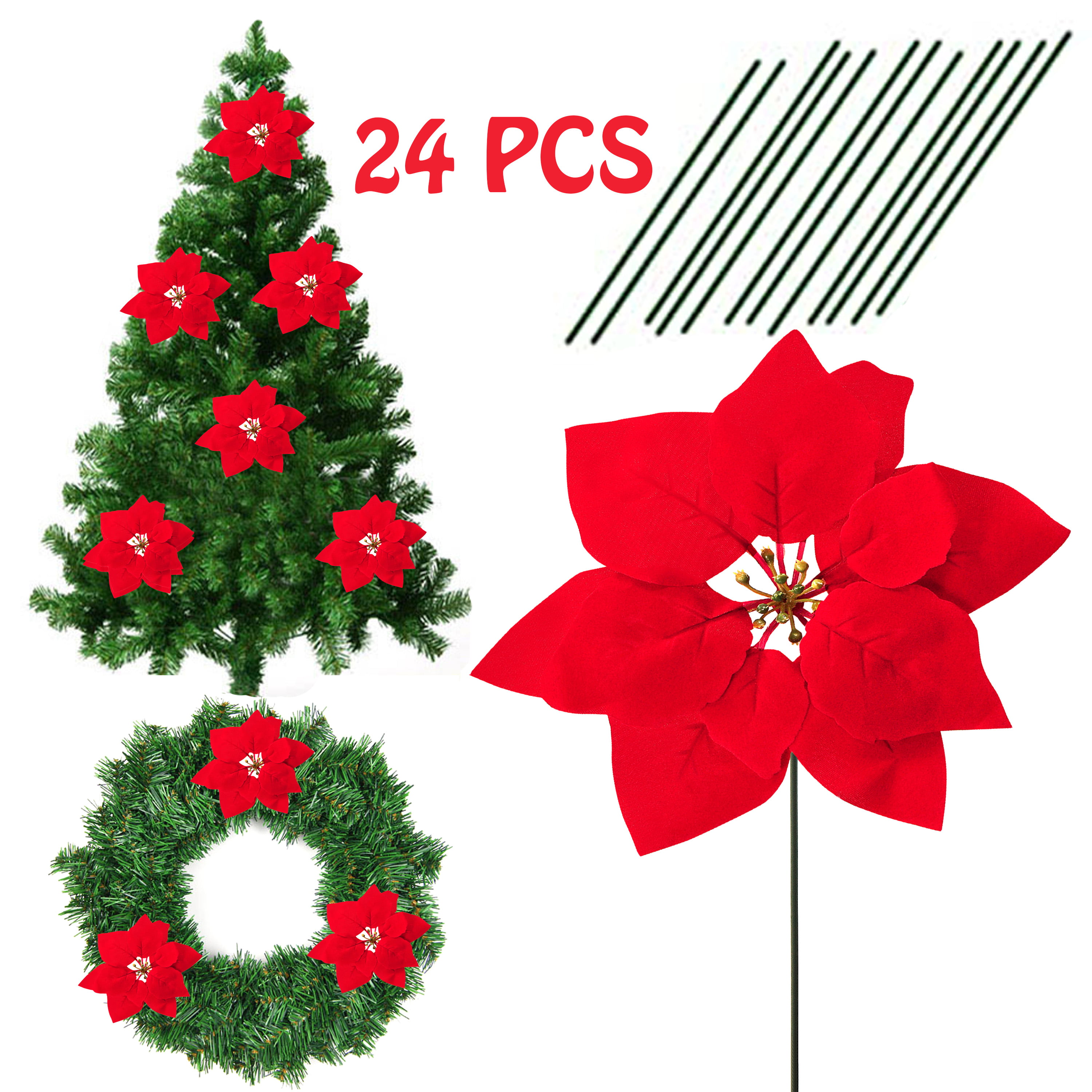Stems Christmas Tree Wreath Artificial Greenery Fake 1 Dozen 12 x Pine Picks 