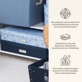 thumbnail image 6 of Bigso Sverker Fiberboard Legal and Art Storage Box for Papers | Blue, 6 of 7