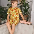 thumbnail image 4 of Fotbe Beer And Crawfish Pijama Estampada de 2 Piezas para Niños – Ropa de Dormir de Manga Corta Cómoda para Niños y Niñas, Camiseta y Shorts de Algodón-X-Large, 4 of 6