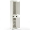 thumbnail image 4 of Pemberly Row 2 Drawer Linen Cabinet in Distressed White, 4 of 10