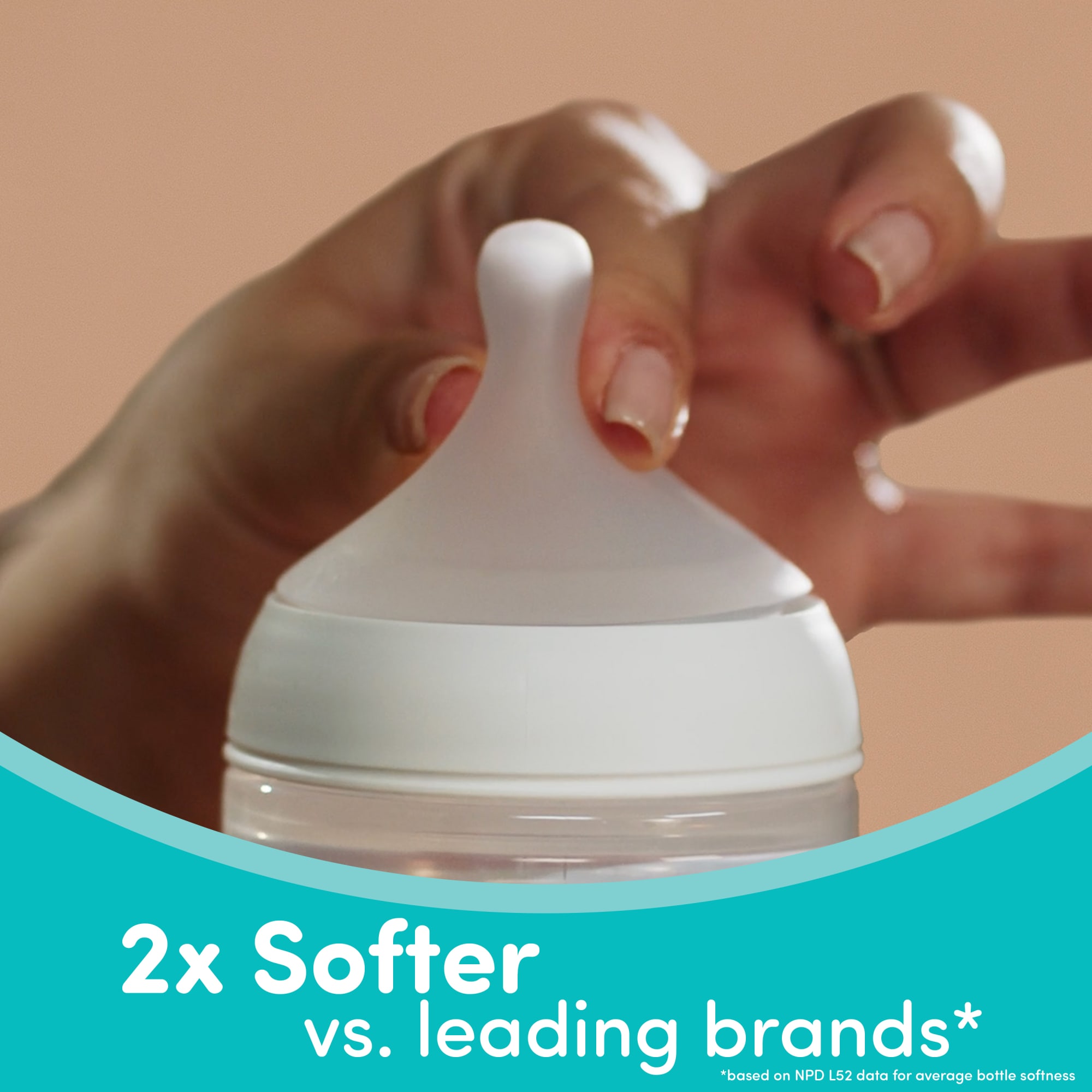 NUK Perfect Match Anti-Colic Baby Bottle 8oz 3-Pack photo 4