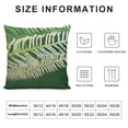 thumbnail image 5 of Nawypu  Tropical Palm Leaves Throw Lumbar Pillow Covers Summer Green Plants Monstera Banana Leaf Farmhouse Decorations Pillow Cases Rectangular Bed Cushion Cover, 5 of 5