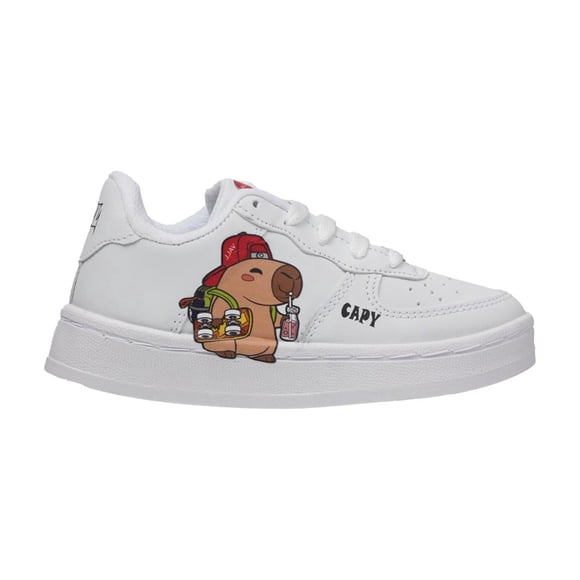 Tenis Niño Val Street Casuales Confort blanco 18