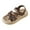 Khaki, variant on Girls Casual Shoes Casual Sandals Girls Breathable Girls Sandals For Toddlers And Kids Lightweight Comfortable Casual Outdoor Play Shoes For Everyday Wear