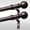Antique Bronze-36''-60'' (2 Pack), variant on Red Bronze Curtain Rod 36-91 Inch 1 Adjustable Heavy Duty Rods For Windows Decorative Modern Window Telescopic Splicing Metal Drapery Pole Easy Installation