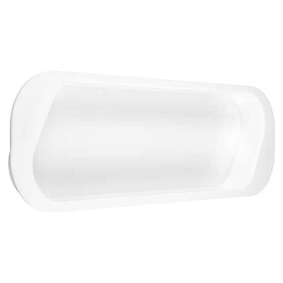 OATIPHO White Plastic Oil Tray Kitchen Counter Organizer MultiFunction Spice Holder for Home 14.2x9.5 Inches