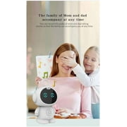 Hxlamzoo Interactive Smart Robot with Voice Control, Educational Games, Music Playback and Coding Functions for Home Entertainment and Learning Activities