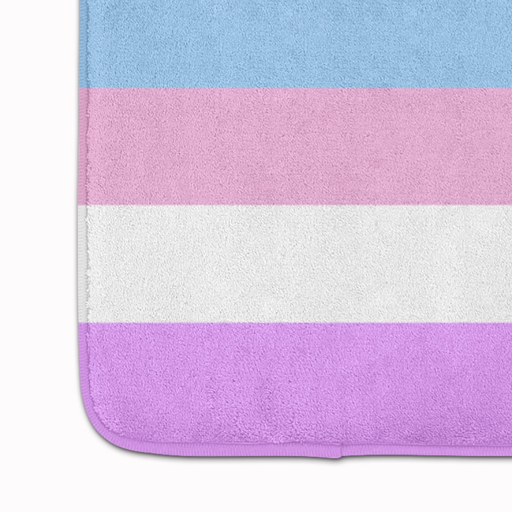 Bigender Pride Machine Washable Memory Foam Mat