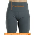 thumbnail image 5 of 3-Pack Women's High Waist Yoga Leggings with Two Side Pockets Sports Legging Pants, 5 of 8