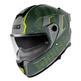 thumbnail image 1 of Casco Para moto Axxis Hawk Paw C6 Verde Mate Talla M, 1 of 4