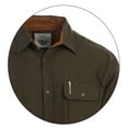 thumbnail image 2 of Gioberti Men's Brushed Flannel 100% Cotton Plaid Checkered Shirt with Corduroy Contrast, 2 of 4