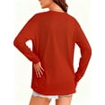 thumbnail image 3 of Yawrut Women's Long Sleeved Nursing Top, Soft Maternity Shirt With Hidden Zipper, 3 of 6