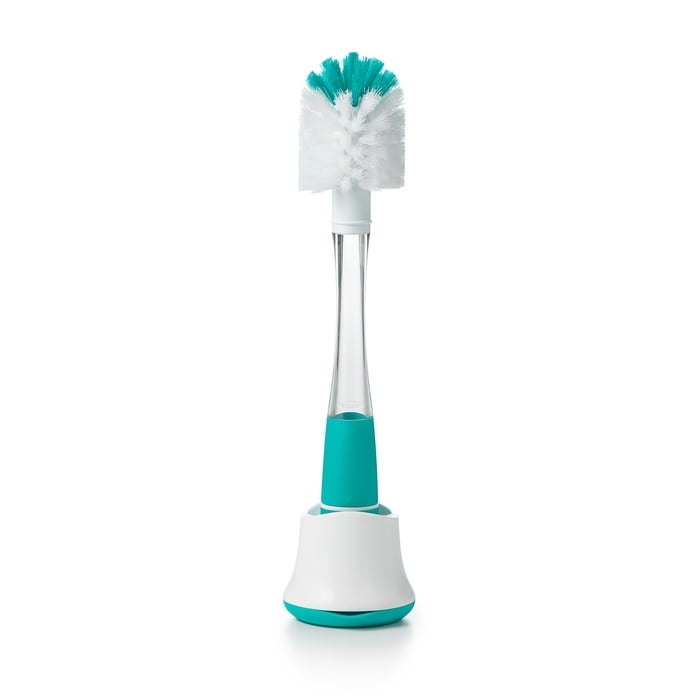 OXO Tot Soap Dispensing Bottle Brush With Stand, Teal