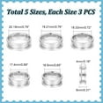 thumbnail image 4 of Grooved Finger Rings Blank Core Ring Stainless Steel Round Blank Ring for Inlay Ring Handmade Ring Jewelry Making Gift, 4 of 9