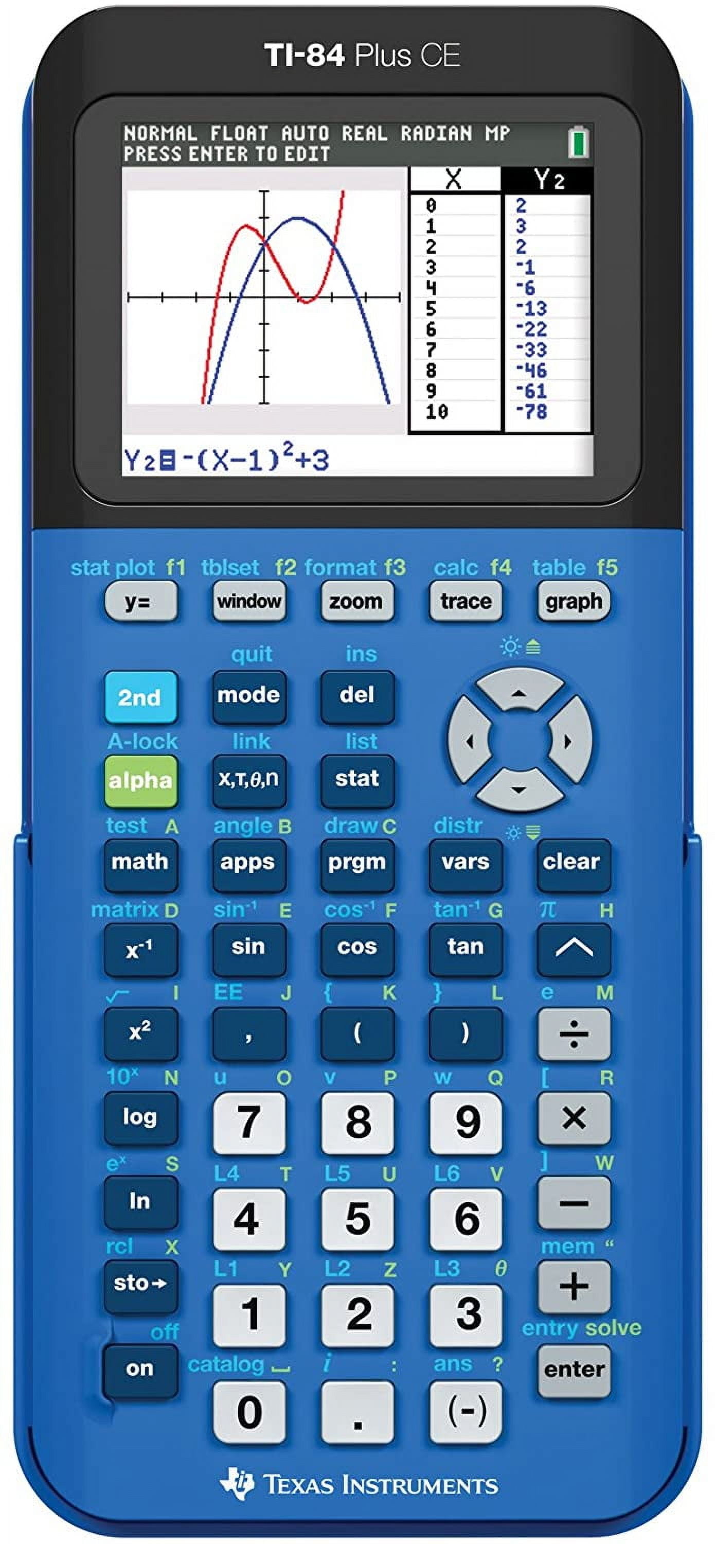 Texas Instruments TI-84 Plus CE Color Graphing Calculator, Bright White