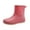 Pink, variant on Women's Ankle Rain Boots Waterproof Lightweight Wide Calf Chelsea Boots Short Rain Boots for Women and Waterproof Garden Shoes Comfortable Mid Calf Footwear