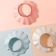 thumbnail image 4 of Ruanlalo Adult Kids Shower Cap Shield Adjustable Bathing Head Hat Shampoo Visor Cap Soft Waterproof Hair Washing Shield for Head Ear Eye Protection, 4 of 7