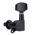 thumbnail image 2 of Soidarity Clavijas de afinación de cuerdas de guitarra semicerradas, 6 uds., afinadores de guitarra eléctrica acústica, máquina 3L 3R, clavija de Accesorios para instrumentos musicales negro Soidarity OD1266-02B, 2 of 6