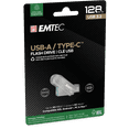 thumbnail image 1 of Emtec USB3.2 Type-C Double D280 128 Go, 1 of 2