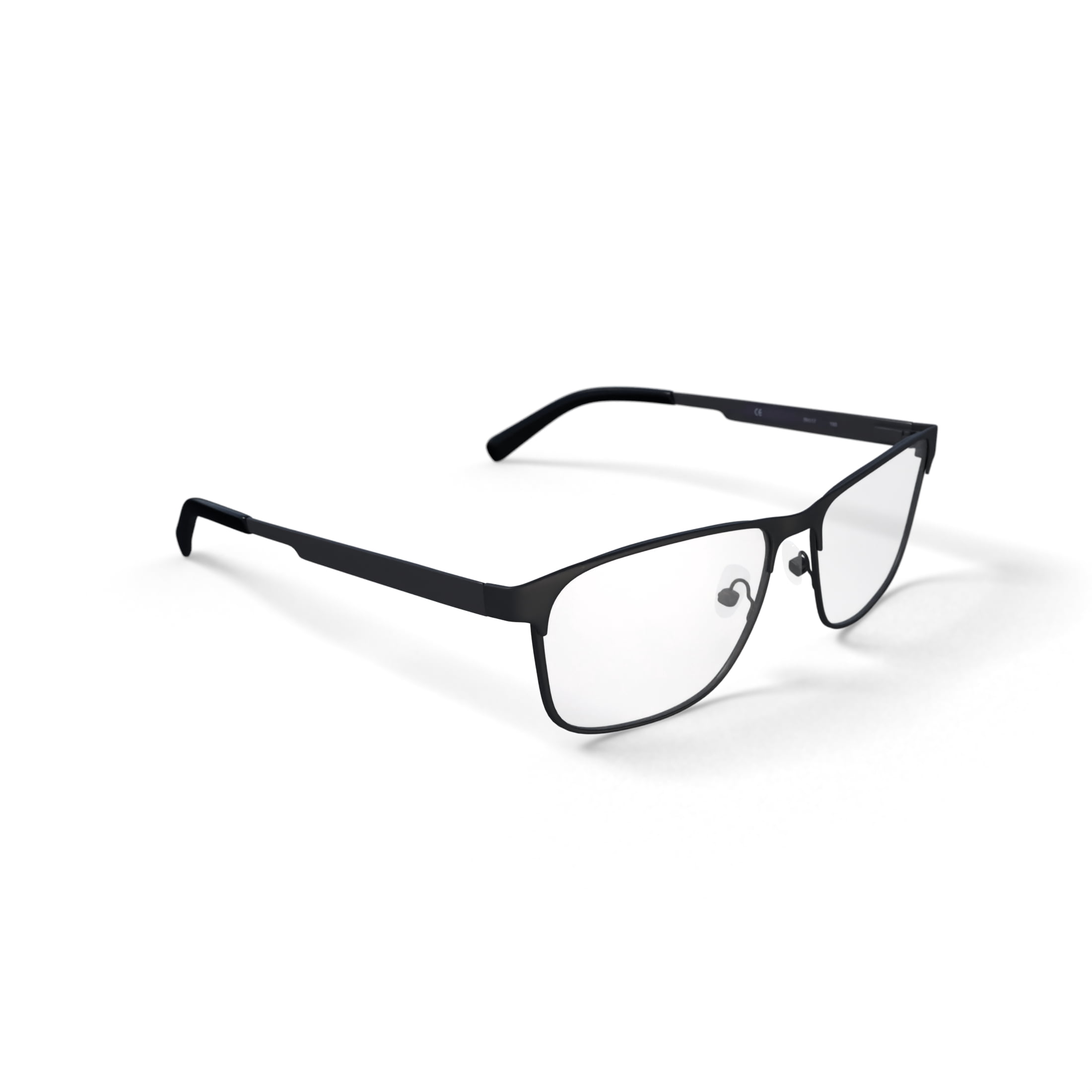 VISTA TW1350 PG メタルフレーム眼鏡 50-17-140 Walmart Men's NAJJA Rectangular Prescription Eyeglasses with Case